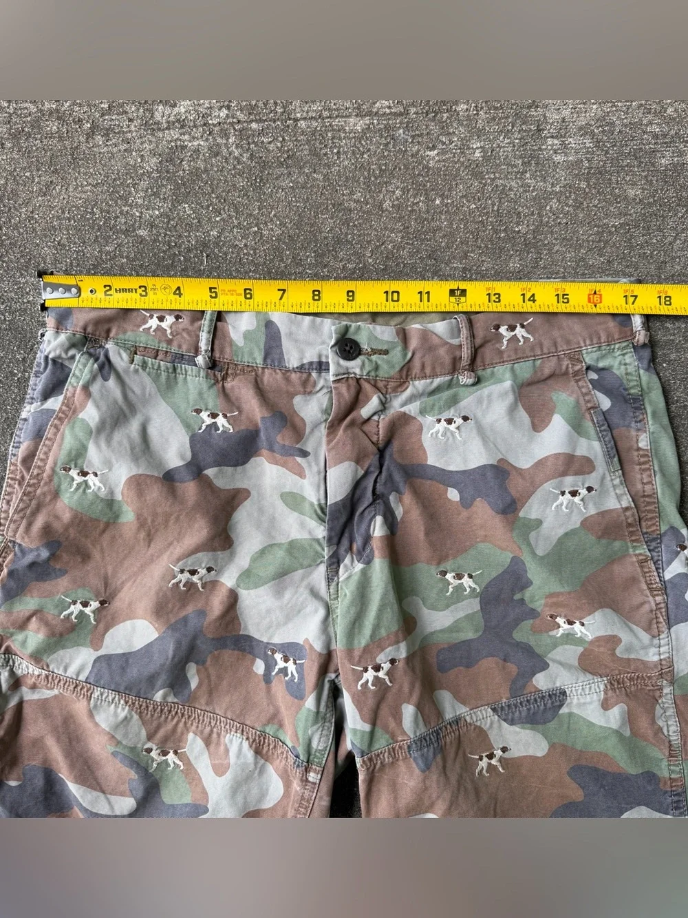 Polo Ralph Lauren Camo Shorts Hunting Dogs AOP Men’s 34 Classic Fit Sportsman